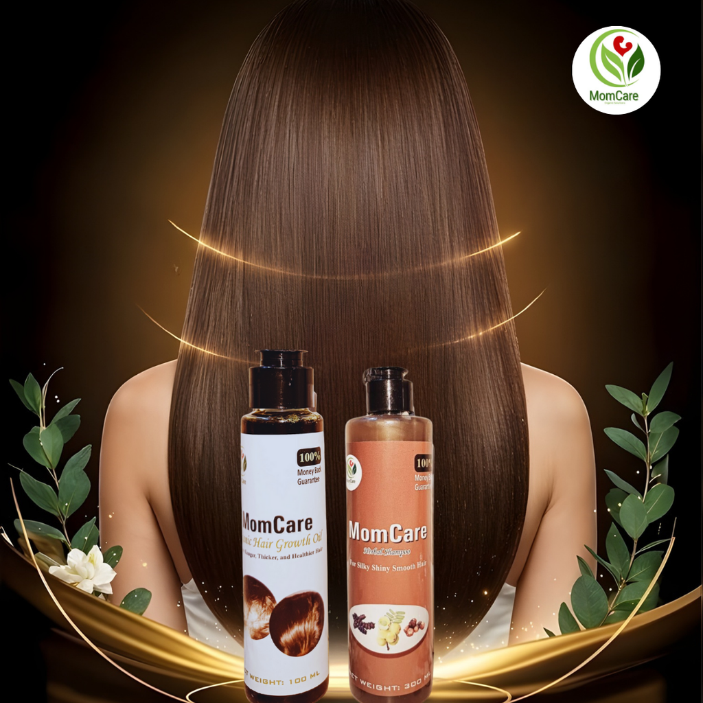 MomCare Organic Shapoo &  Hair Growth Oil (Combo Deal)