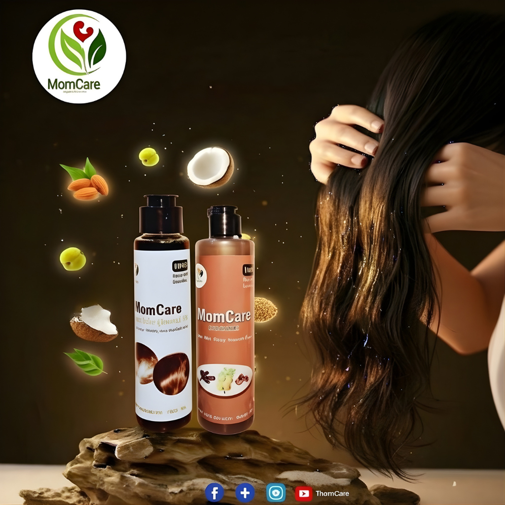 MomCare Organic Shapoo &  Hair Growth Oil (Combo Deal)